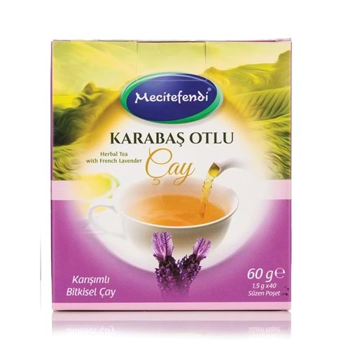 MECİTEFENDİ KARABAŞLI POŞET ÇAY 40'LI 60 G