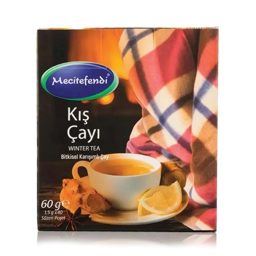 MECİTEFENDİ KIŞ ÇAYI 40'LI POŞET 60 G