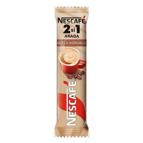 NESCAFE 2'si 1 ARADA SÜTLÜ KÖPÜKLÜ 10G
