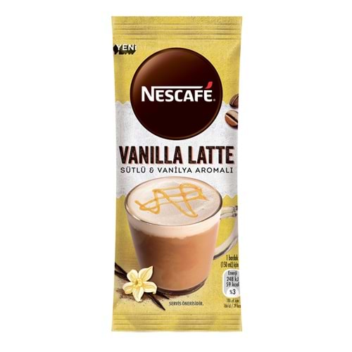 NESCAFE VANILLA LATTE SÜTLÜ & VANİYA AROMALI 14,5G