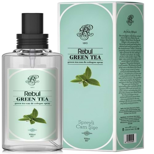 REBUL GREEN TEA SPREYLİ KOLONYA 100 ML