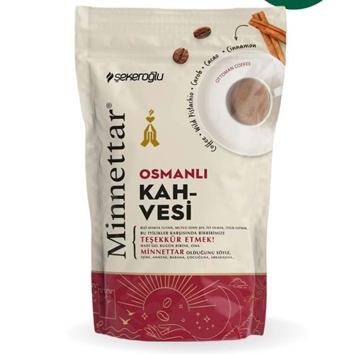 ŞEKEROĞLU MİNNETTAR OSMANLI KAHVESİ 165 G