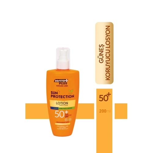 SOFTTO PLUS GÜNEŞ KORUYUCU LOSYON SPF 50 200 ML