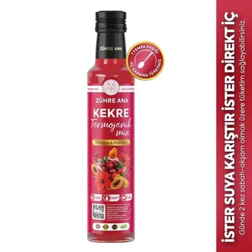 ZÜHRE ANA KEKRE TERMOJENİK MİX 250 ML