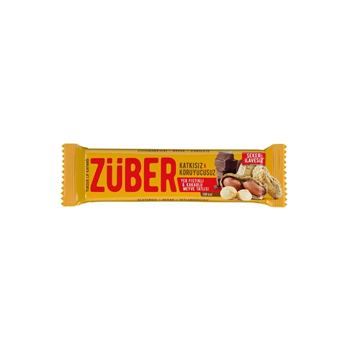 ZÜBER YER FISTIKLI KAKAOLU BAR 40 G