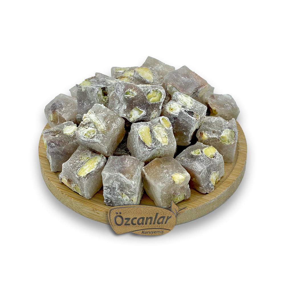 ANTEP FISTIKLI TOZLU KUŞ LOKUMU (ÇİFTE KAVRULMUŞ)