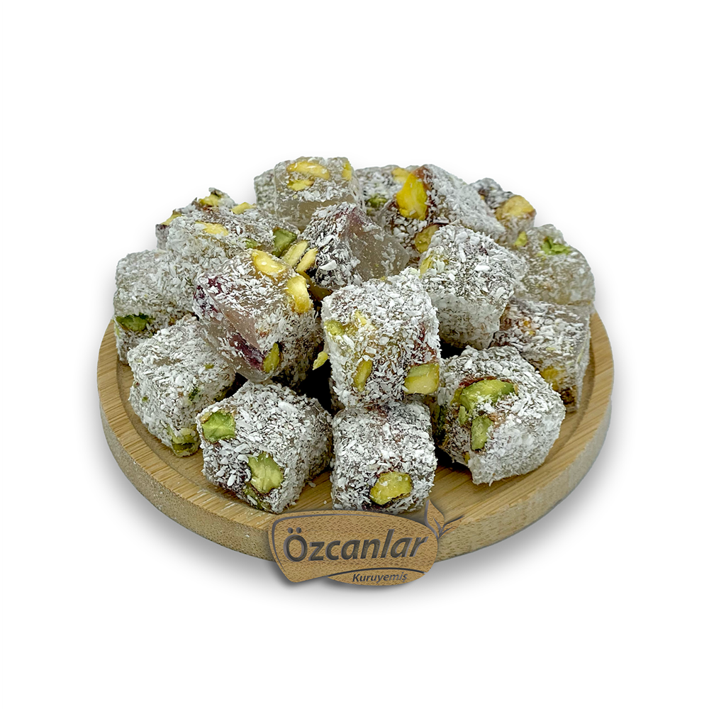 ANTEP FISTIKLI HİNDİSTAN CEVİZLİ KUŞ LOKUMU (ÇİFTE KAVRULMUŞ)