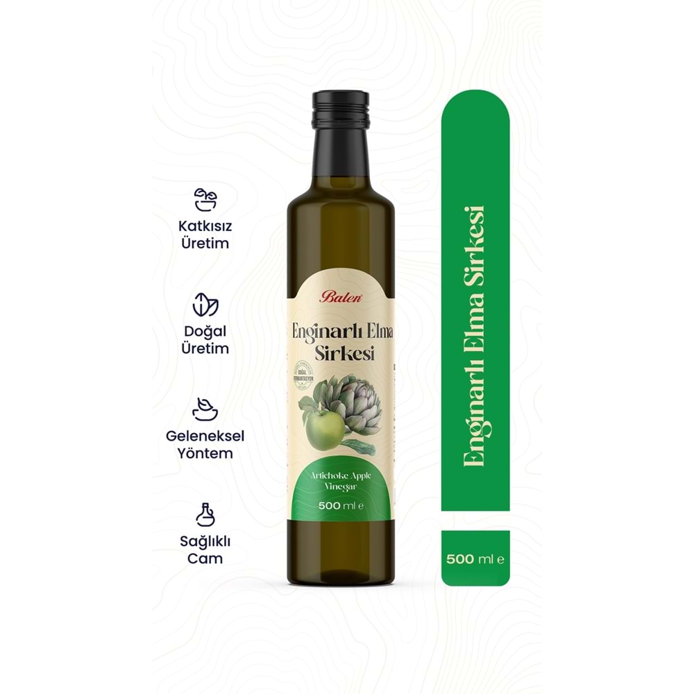 BALEN ENGİNARLI ELMA SİRKESİ 500 ML