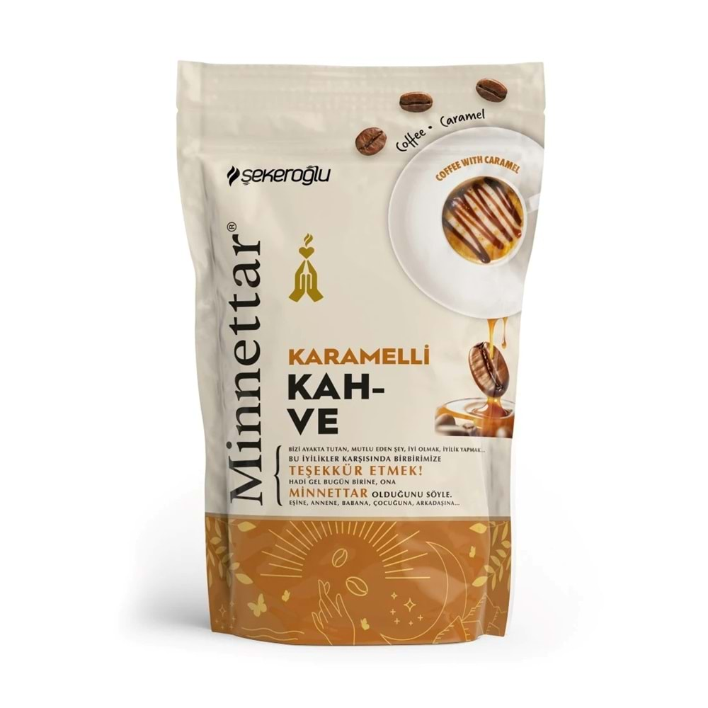 ŞEKEROĞLU MİNNETTAR KARAMELLİ KAHVE 165 G