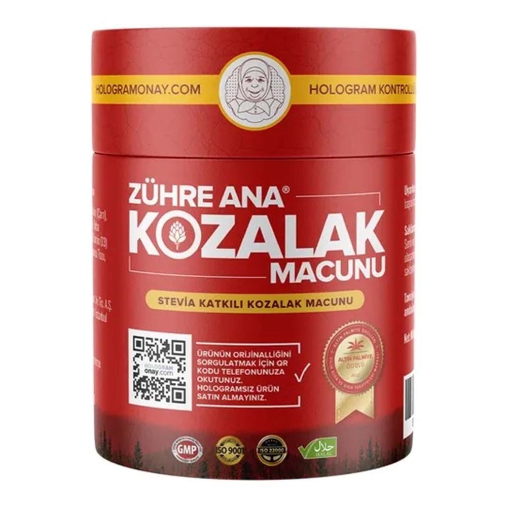 ZÜHRE ANA STEVİA KATKILI DİYABETİK KOZALAK MACUNU 240 G